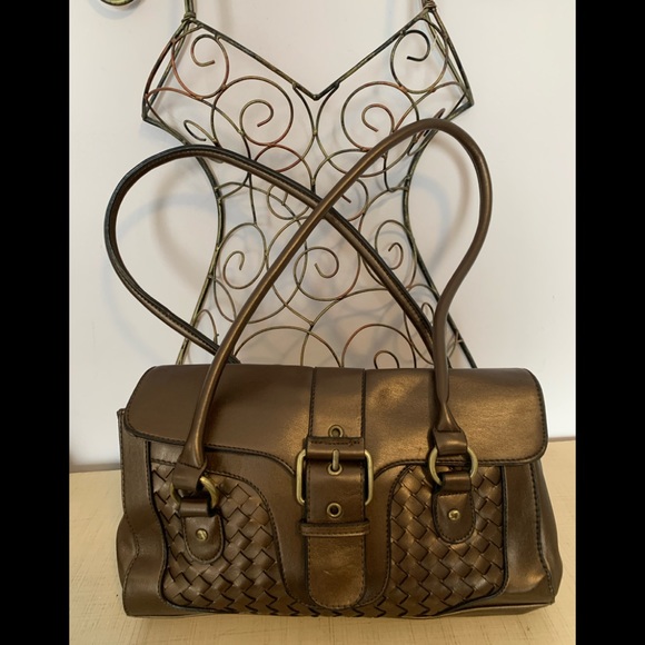 4 FOR $15 Bronze coloured vegan bag